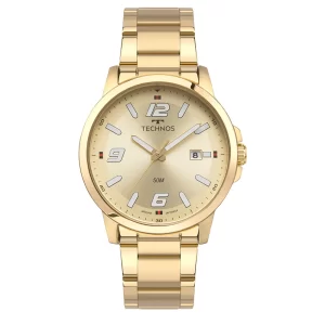 Relógio Technos Masculino Racer Dourado 2315LAW/1X
